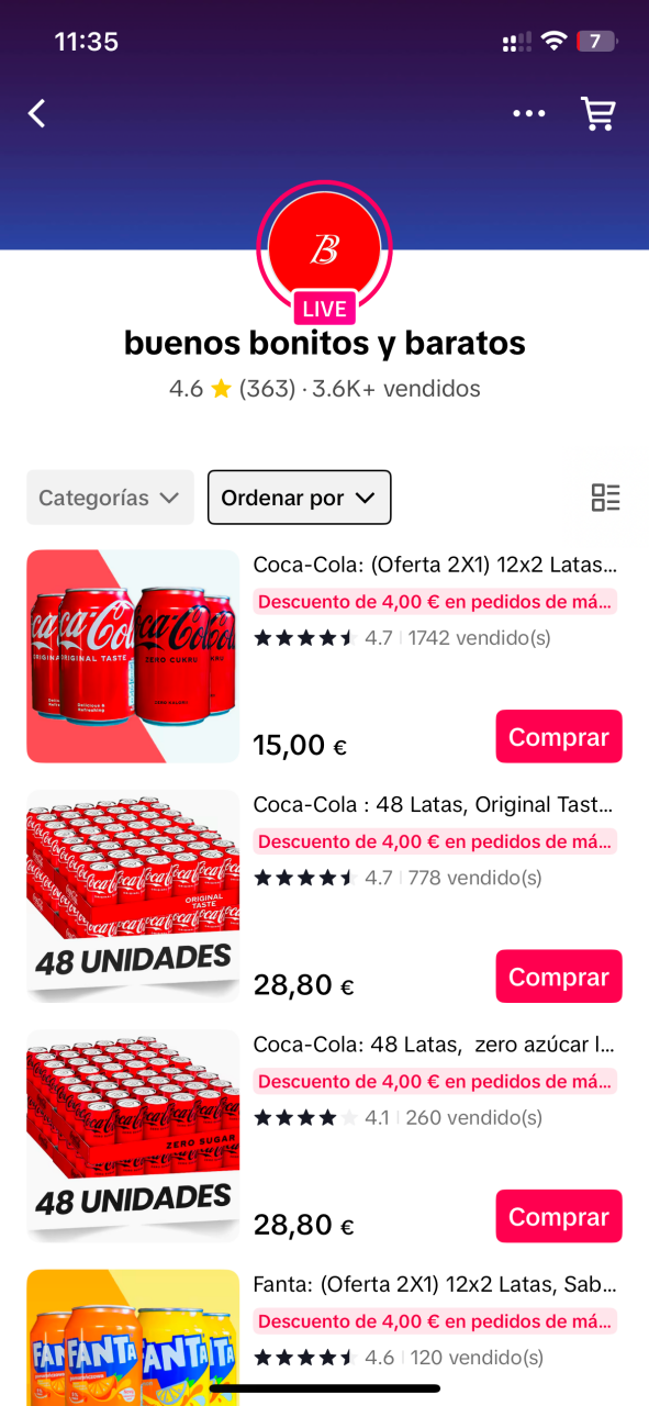 tiktok shop showcase