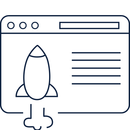 icono web pagina aterrizaje